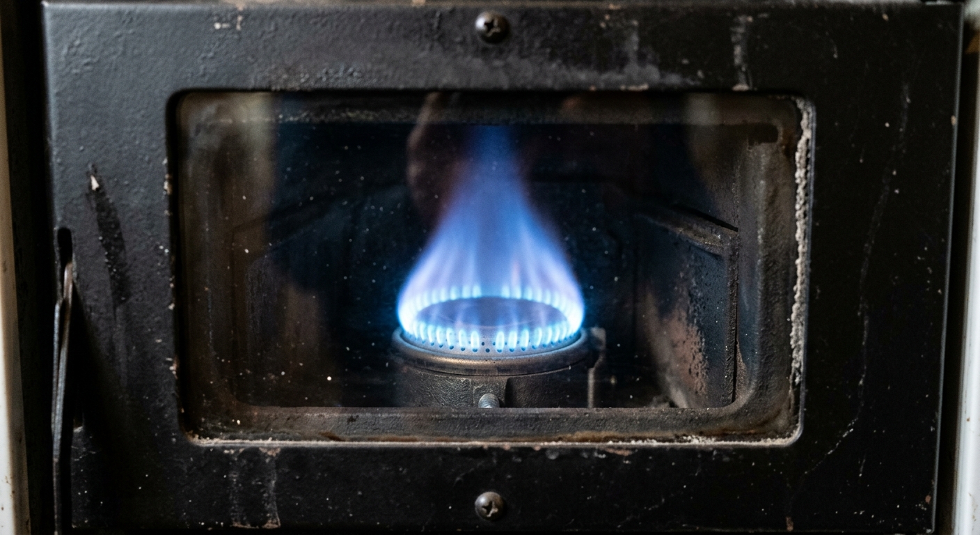 Technicien chauffagiste réparant une chaudière gaz à Obernai